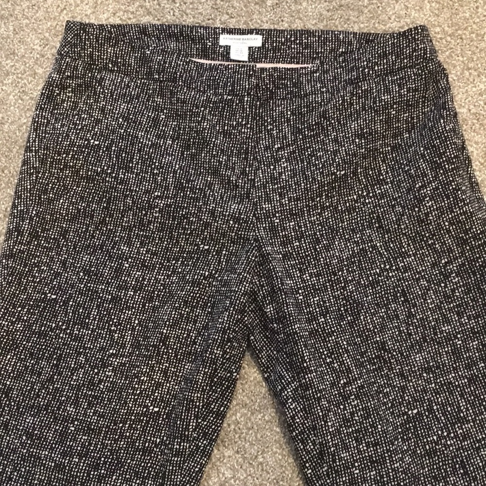Katherine Barclay Montreal black/white ankle pants